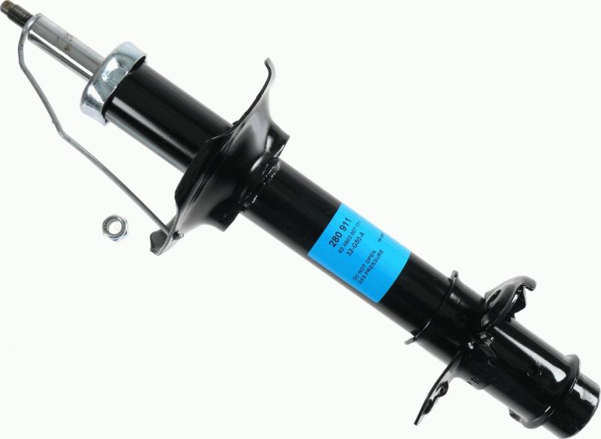 SACHS 280 911 - Shock Absorber autospares.lv