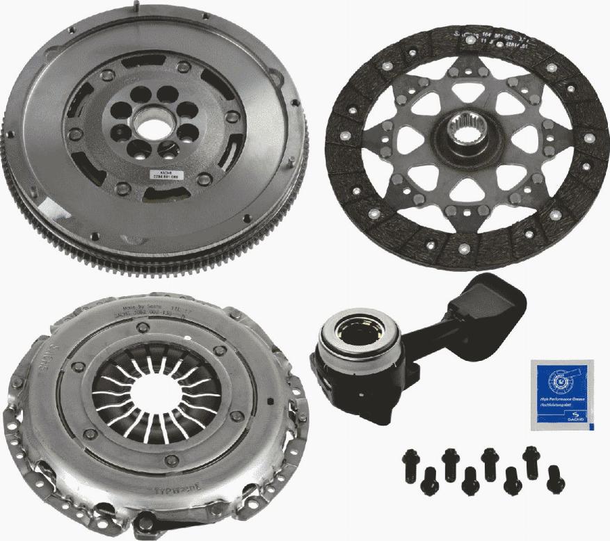 SACHS 2290 601 095 - Clutch Kit autospares.lv