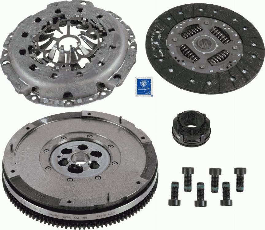 SACHS 2290 601 093 - Clutch Kit autospares.lv