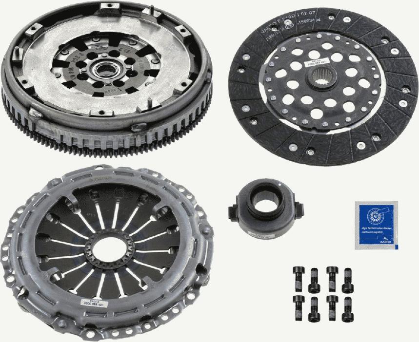 SACHS 2290 601 040 - Clutch Kit autospares.lv