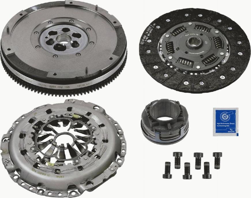 SACHS 2290 601 065 - Clutch Kit autospares.lv