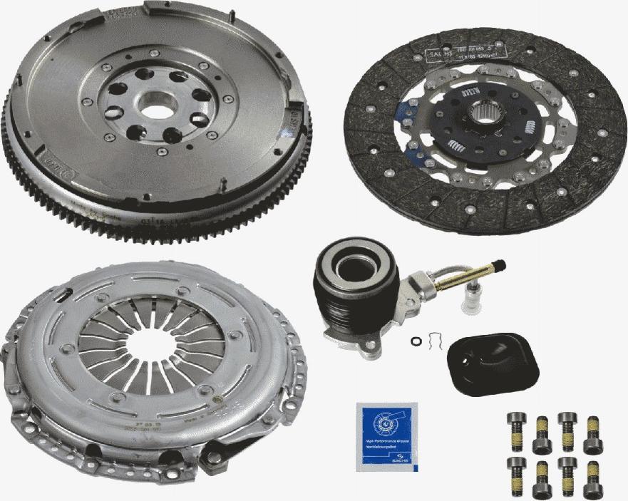 SACHS 2290 601 075 - Clutch Kit autospares.lv