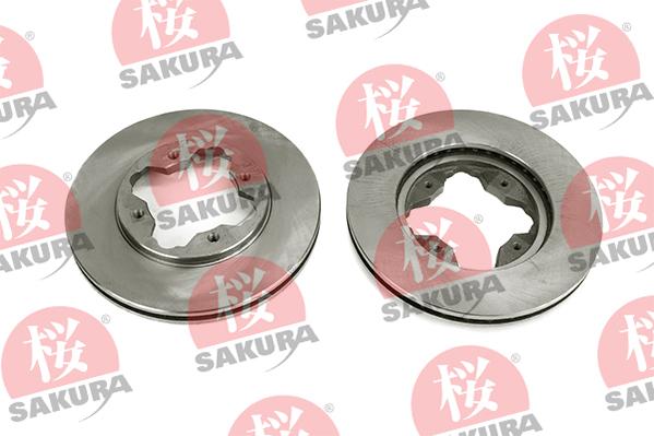 SAKURA 604-40-6620 - Brake Disc autospares.lv