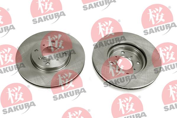 SAKURA 604-40-6627 - Brake Disc autospares.lv