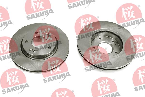 SAKURA 604-05-4643 - Brake Disc autospares.lv