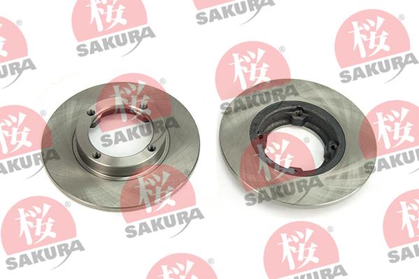 SAKURA 604-00-7010 - Brake Disc autospares.lv