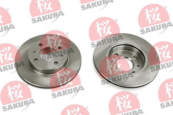 SAKURA 604-10-4020 - Brake Disc autospares.lv