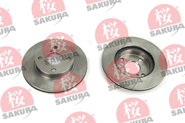 SAKURA 604-30-3580 - Brake Disc autospares.lv