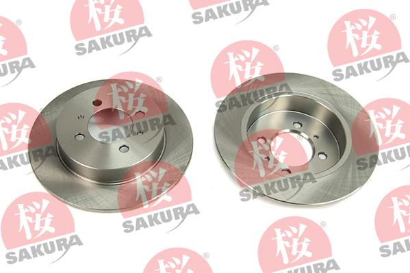 SAKURA 605-10-4080 - Brake Disc autospares.lv