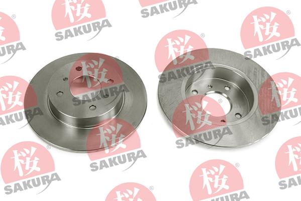 SAKURA 605-10-4035 - Brake Disc autospares.lv