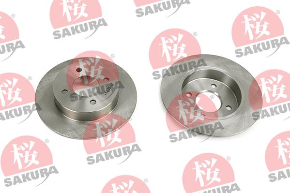 SAKURA 605-10-4020 - Brake Disc autospares.lv