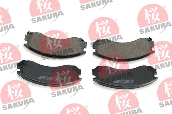SAKURA 600-50-4280 - Brake Pad Set, disc brake autospares.lv