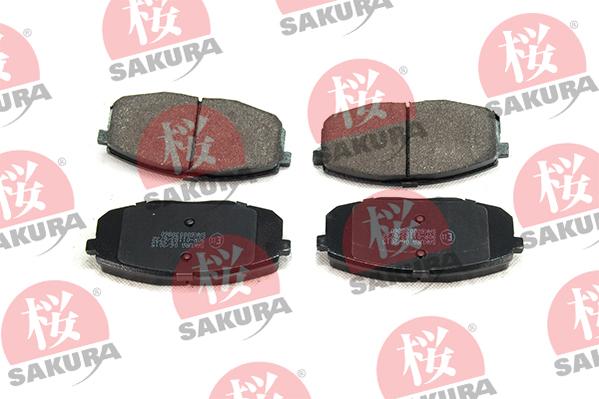 SAKURA 600-03-8860 - Brake Pad Set, disc brake autospares.lv