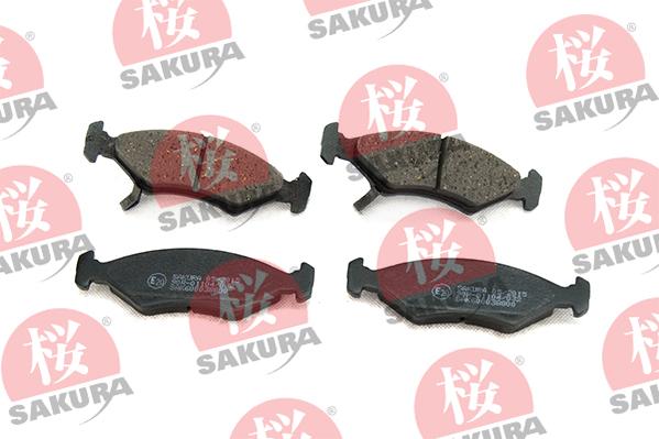 SAKURA 600-03-8800 - Brake Pad Set, disc brake autospares.lv