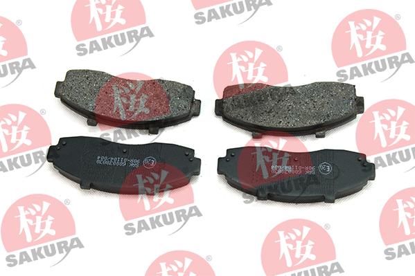 SAKURA 600-03-8830 - Brake Pad Set, disc brake autospares.lv