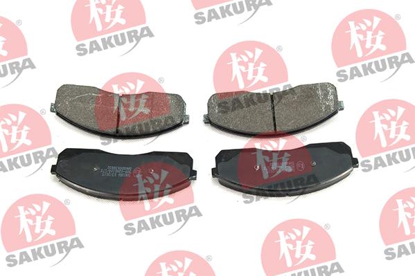 SAKURA 600-03-8832 - Brake Pad Set, disc brake autospares.lv