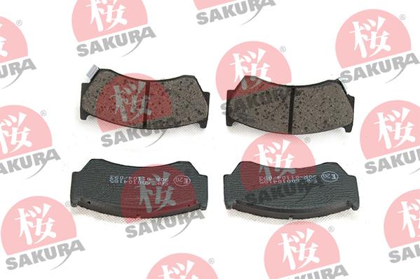 SAKURA 600-10-4185 - Brake Pad Set, disc brake autospares.lv