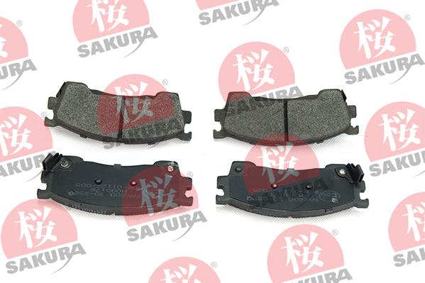 SAKURA 600-30-3580 - Brake Pad Set, disc brake autospares.lv