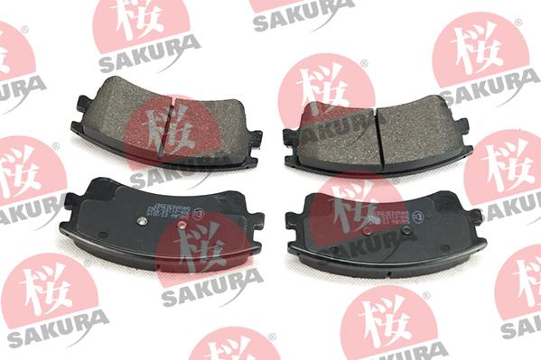 SAKURA 600-30-3587 - Brake Pad Set, disc brake autospares.lv