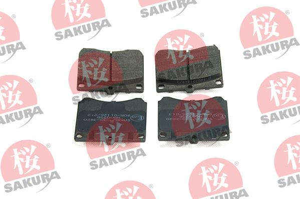 SAKURA 600-30-3620 - Brake Pad Set, disc brake autospares.lv