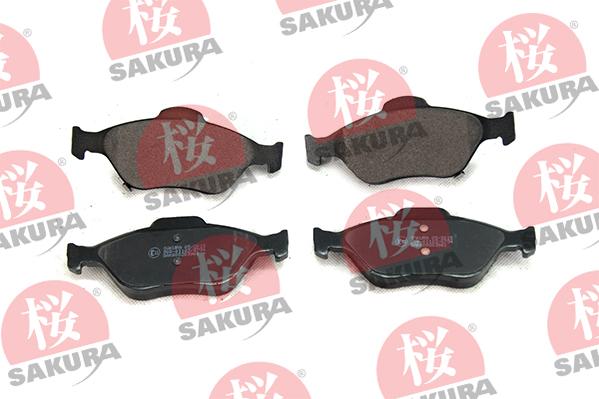 SAKURA 600-20-3961 - Brake Pad Set, disc brake autospares.lv