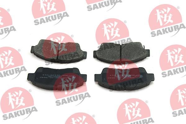 SAKURA 600-20-3840 - Brake Pad Set, disc brake autospares.lv