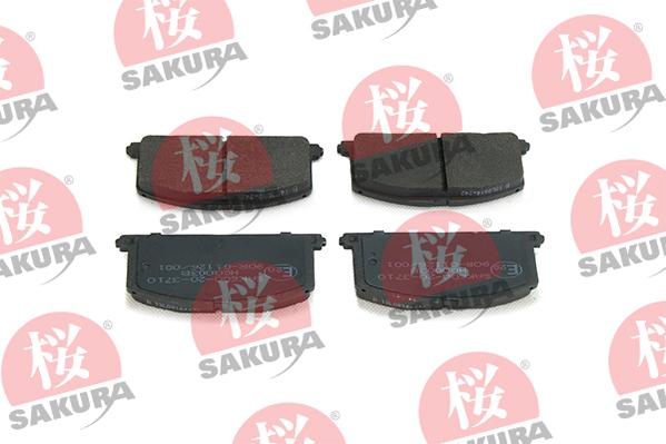 SAKURA 600-20-3710 - Brake Pad Set, disc brake autospares.lv