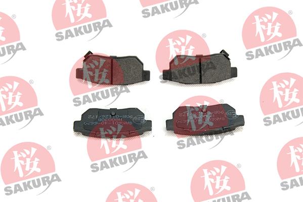 SAKURA 601-40-6620 - Brake Pad Set, disc brake autospares.lv