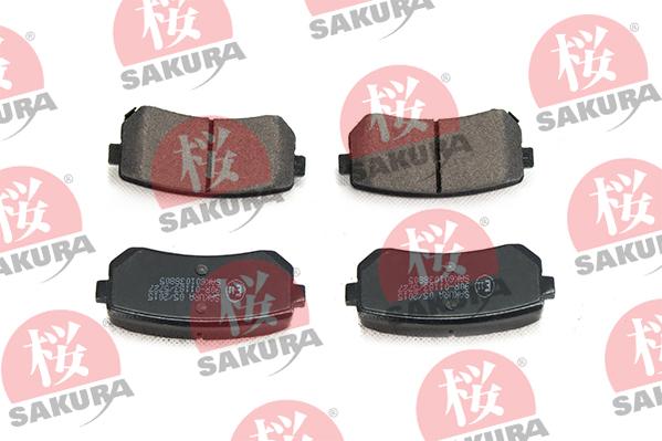 SAKURA 601-03-8805 - Brake Pad Set, disc brake autospares.lv