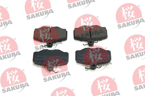 SAKURA 601-10-4100 - Brake Pad Set, disc brake autospares.lv