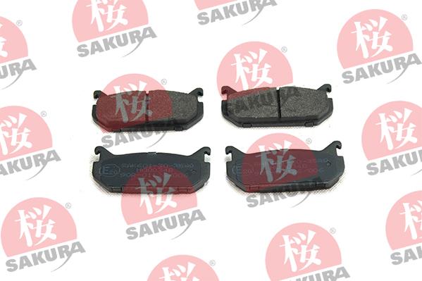 SAKURA 601-30-3580 - Brake Pad Set, disc brake autospares.lv