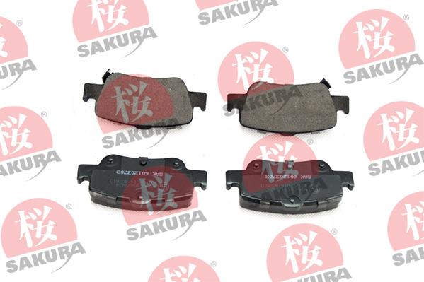 SAKURA 601-20-3703 - Brake Pad Set, disc brake autospares.lv