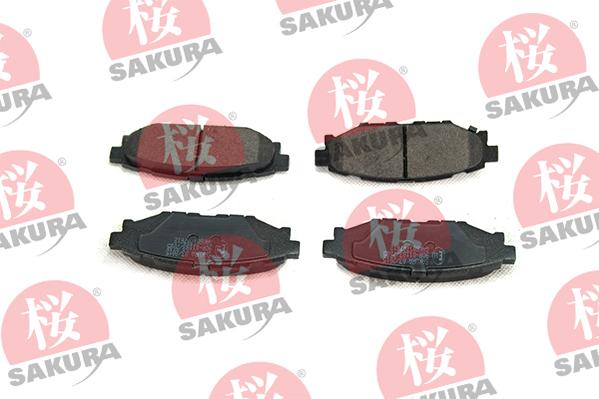 SAKURA 601-70-7612 - Brake Pad Set, disc brake autospares.lv