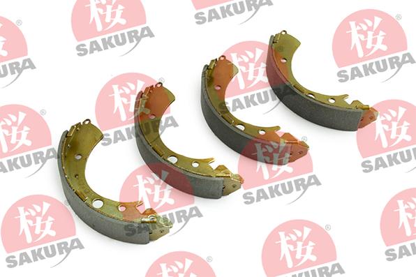 SAKURA 602-00-6662 - Brake Shoe Set autospares.lv