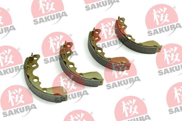 SAKURA 602-80-7060 - Brake Shoe Set autospares.lv