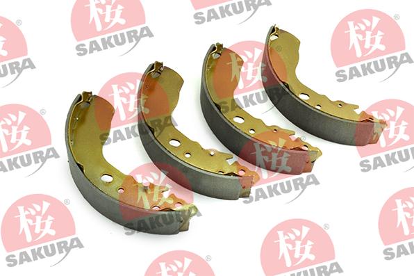 SAKURA 602-80-7070 - Brake Shoe Set autospares.lv