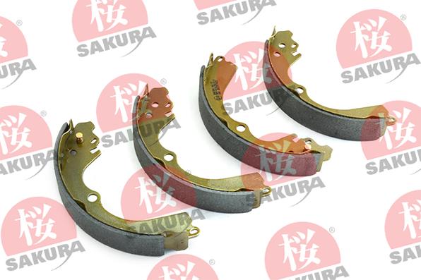 SAKURA 602-70-7622 - Brake Shoe Set autospares.lv