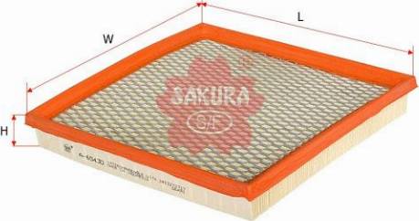 SAKURA A65430 - Air Filter, engine autospares.lv