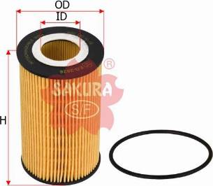 SAKURA EO-2626 - Oil Filter autospares.lv