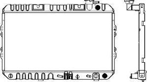 SAKURA Automotive 1210-0103 - Radiator, engine cooling autospares.lv