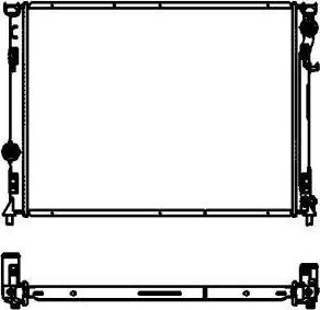 SAKURA Automotive 3091-1013 - Radiator, engine cooling autospares.lv