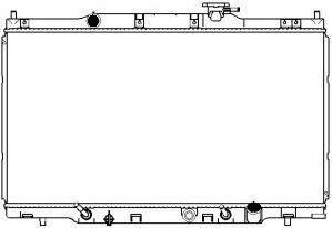 SAKURA Automotive 3211-1022 - Radiator, engine cooling autospares.lv