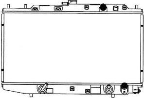 SAKURA Automotive 2211-1013 - Radiator, engine cooling autospares.lv