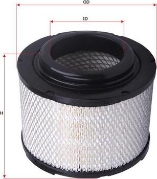 SAKURA Automotive A-5903 - Air Filter, engine autospares.lv