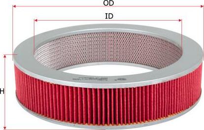 SAKURA Automotive A-1501 - Air Filter, engine autospares.lv