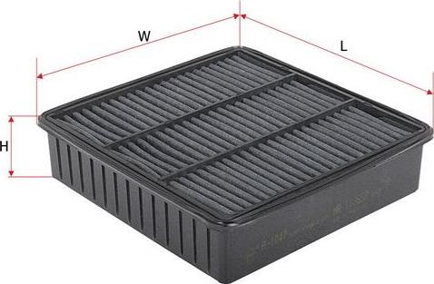 SAKURA Automotive A-1047 - Air Filter, engine autospares.lv