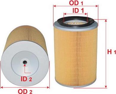 SAKURA Automotive A-18821 - Air Filter, engine autospares.lv