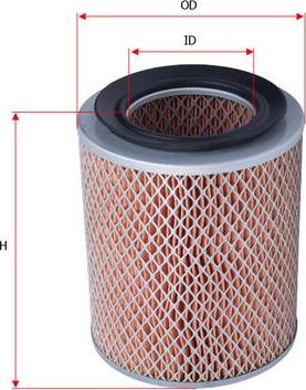 SAKURA Automotive A-1882 - Air Filter, engine autospares.lv