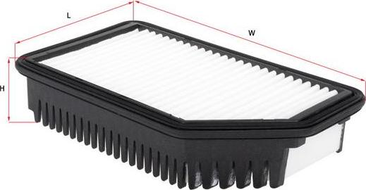 SAKURA Automotive A-28640 - Air Filter, engine autospares.lv