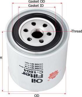 SAKURA Automotive C-1804 - Oil Filter autospares.lv